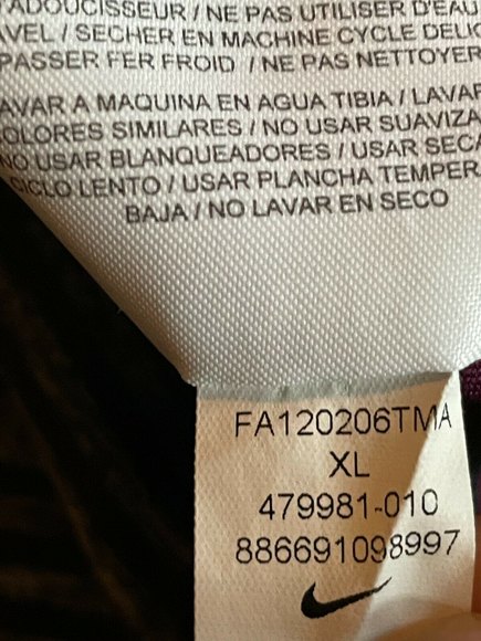 Nike Golf Polo Tour Performance Dri-Fit Mens Short Sleee SZ XL - Picture 8 of 8